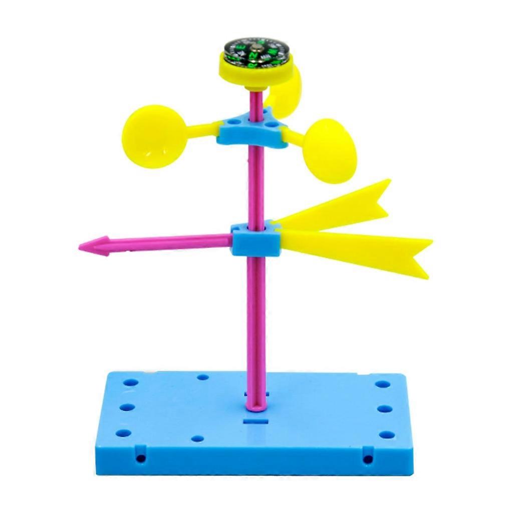 Wind Vane Plaything Playthings Plastic Model Kits Toy DIY Educational Science