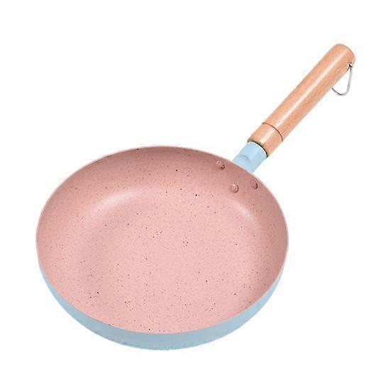 Nonstick Frying Pan Snowflake Pattern Saute Skillet with Medical Stone Coating Heat Resistant Handle Kitchen