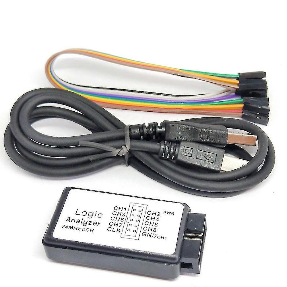 USB Logic Analyzer 24M 8CH mikrokontroller ARM FPGA Debug Tool 24MHz, 16MHz, 12MHz, 8MHz, 4MHz, 2MHzP20211224810