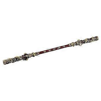 Black Myth Iron Bar Figure Hit The Directly Iron Bar All Metal Craft Sword Toy Gifts 35cm