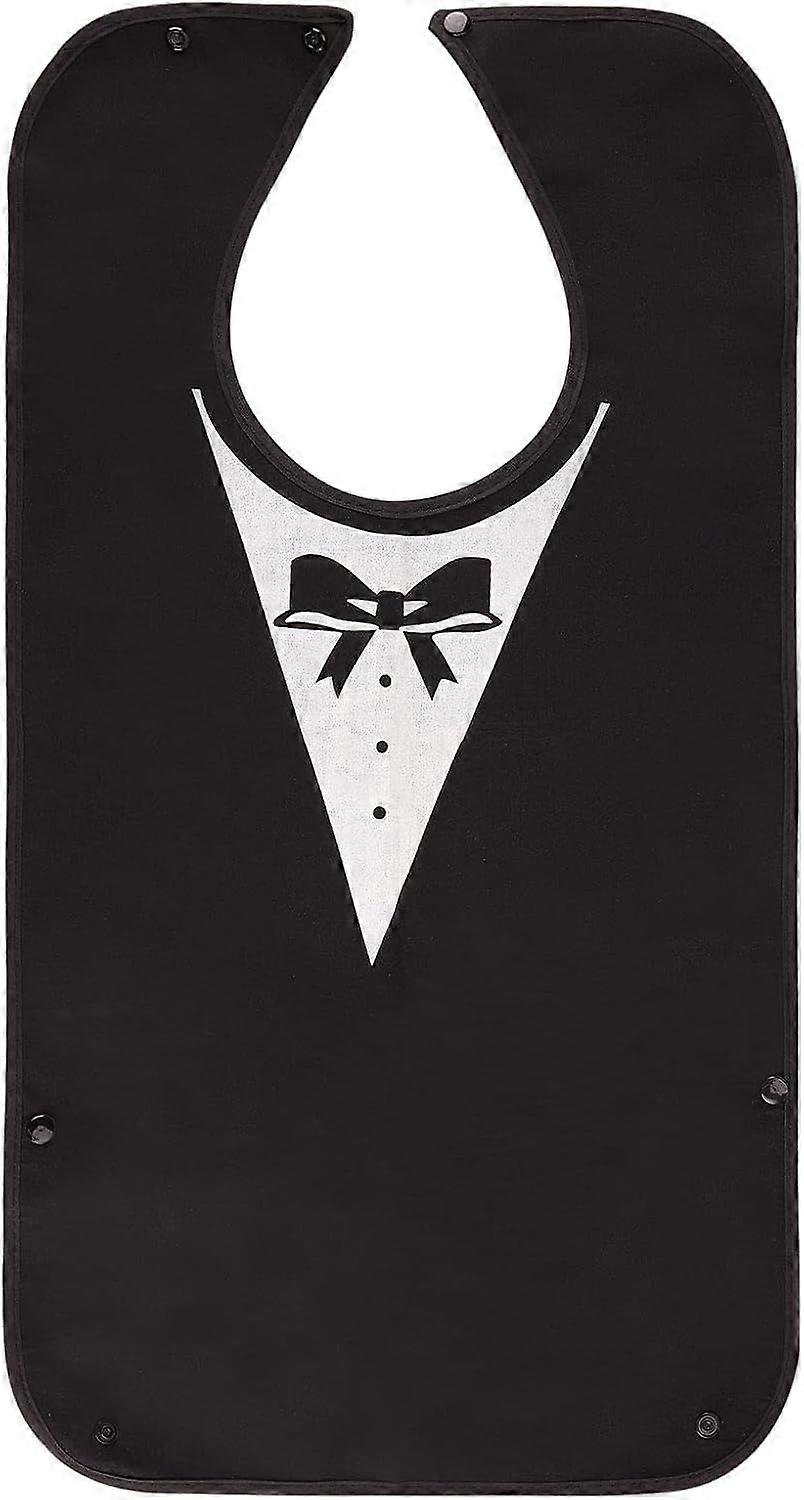 Classic Check Adult Bibs for Elderly Waterproof Washable Bib