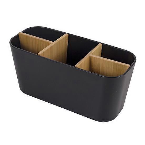 Box Capacity Multi-compartment Toothbrush Holder Large Desktop Storage Sundries Case Makeup Container Bathroom Accessories