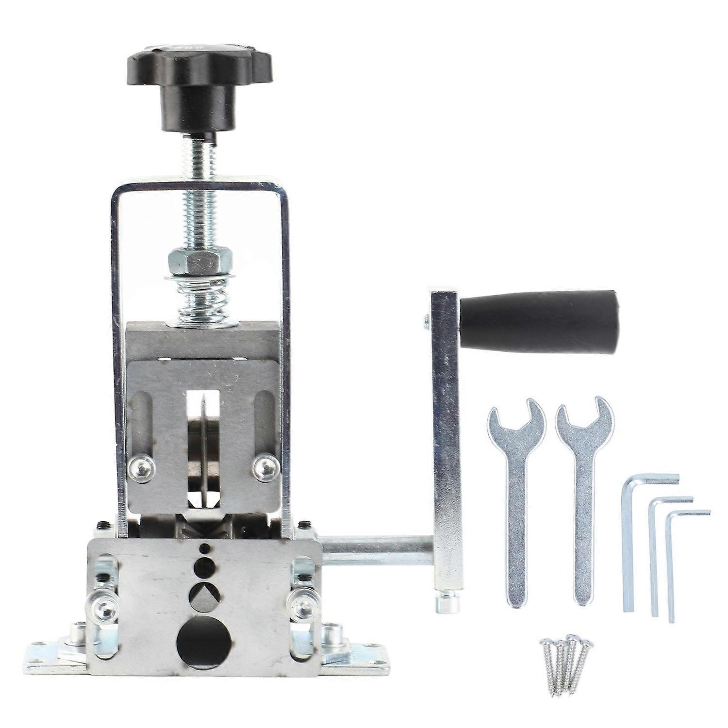 1 to 21mm Manual Or Drill Powered Wire Stripper Heavy Duty Wire Stripping Machine with Hand Crank 