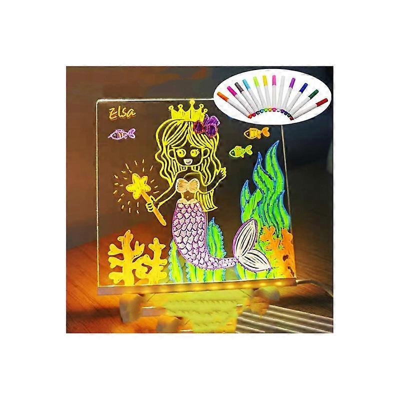 Elosung 7.87 'X 0.11' قابل للمسح DIY أطفال لوحة الرسم توهج في الظلام الكتابة قابلة لإعادة الاستخدام السبورة لتعلم الفن الإبداعية الحرف اليدوية لعبة الرسم بو