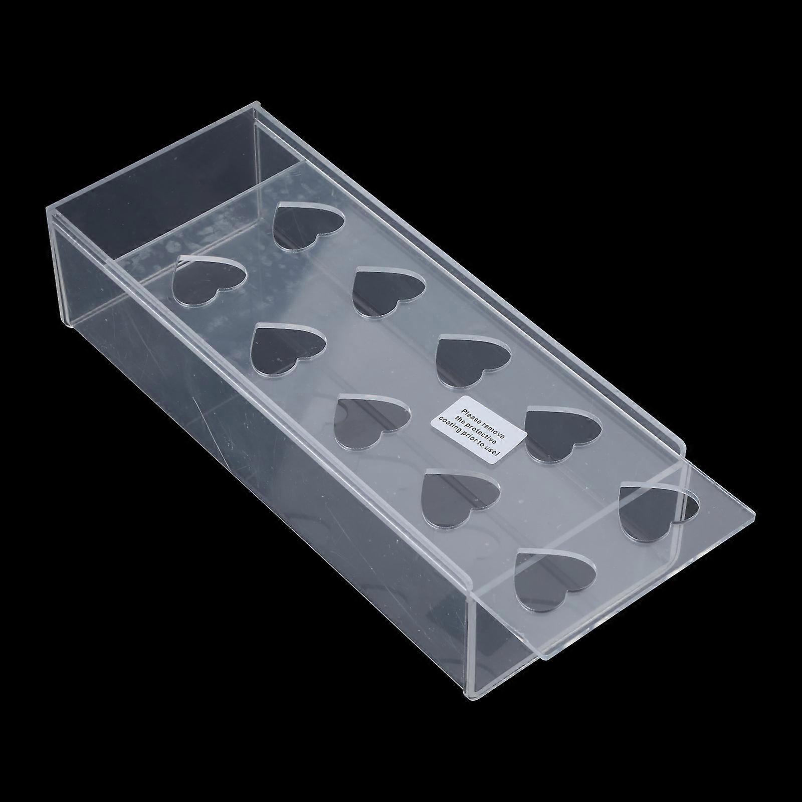 Rectangular Clear Acrylic Flower Vase Multifunction Organizers Household Decoration for Wedding Festival Holiday