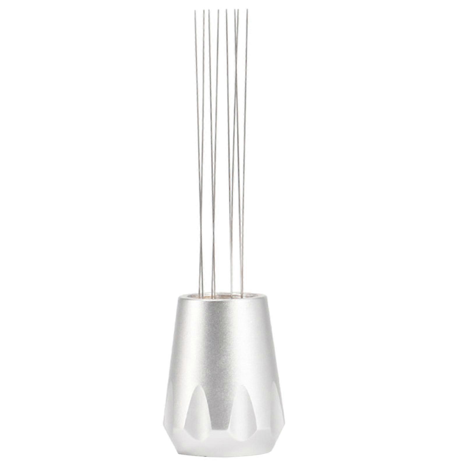 Needle Type Coffee Powder Distributor Espresso Coffee Stirrer Easy to Use Clean Gift for Caffee Lover Espresso-Tool  Silver