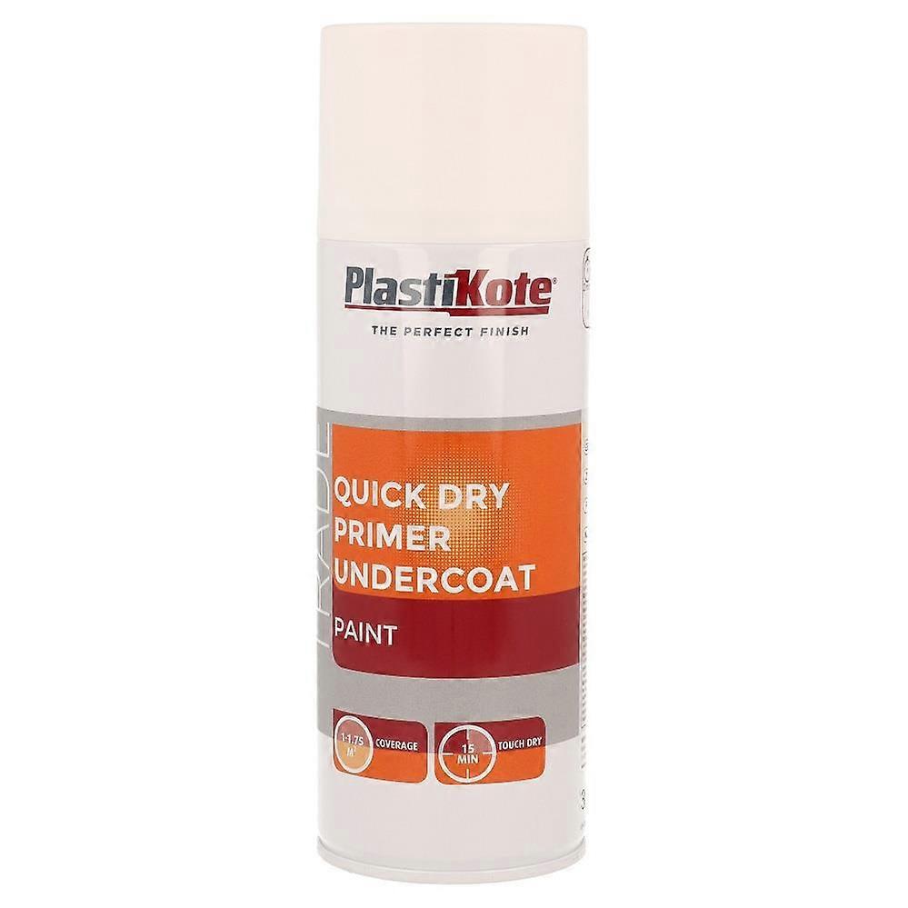 Quick Dry Primer Undercoat White 400ml Fast Smooth Base for Perfect Paint Finish