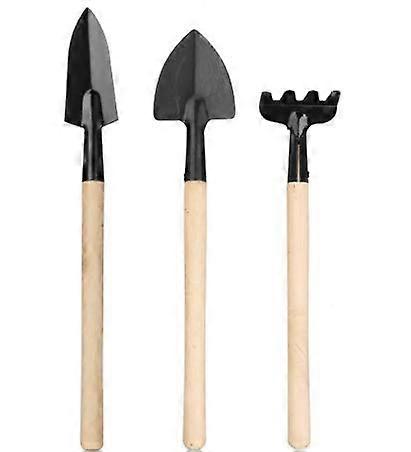 3-Piece Mini Garden Tool Set - Compact Succulent Weeding & Planting Kit
