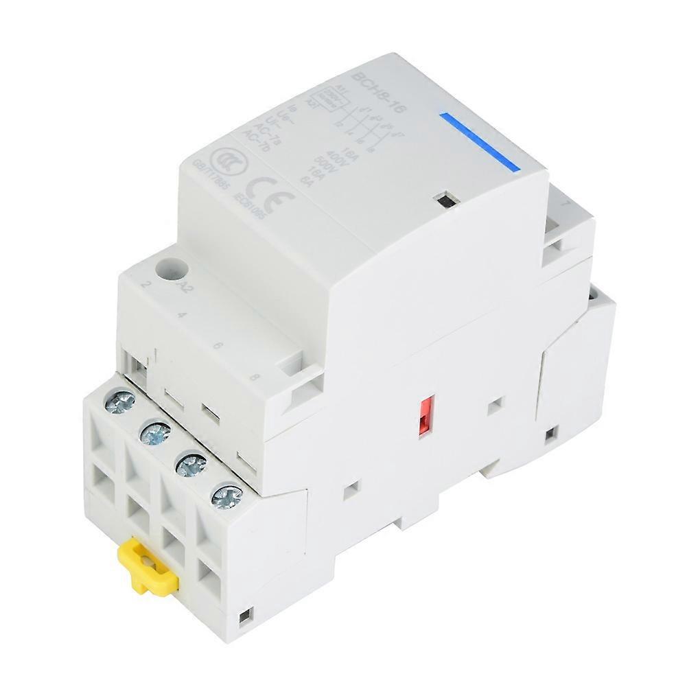 4P 16A 24V AC Domestic Contactor, DIN Rail Mount, 4 NO (220V/230V)