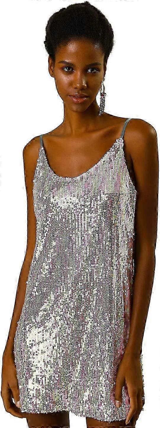 allegra k sequin dress Amazon.com: Allegra K Women's Glitter Sequin Dress V Neck Spaghetti Strap Halloween Mini Party Dress Clubwear X-Small Blue : Clothing, Shoes & Jewelry