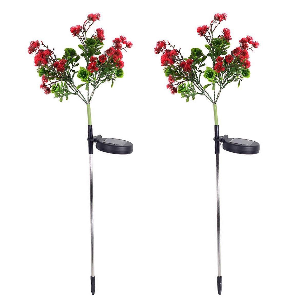 2-Pack Solar Garden Lights, Multicolor Tree Lights