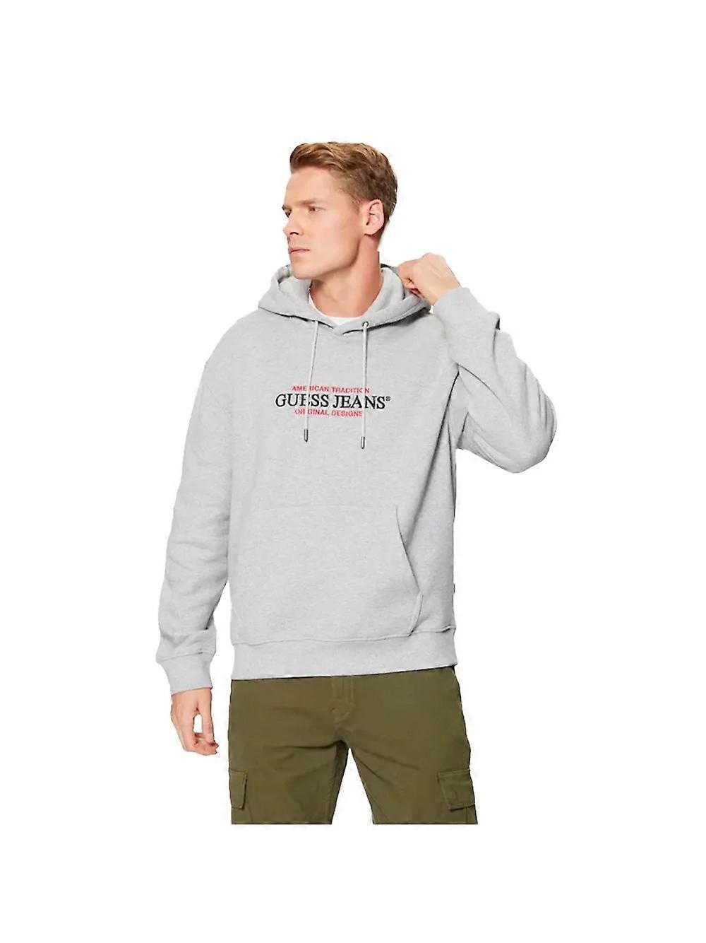 سويت شيرت Guess G أكتيف رجالي رمادي