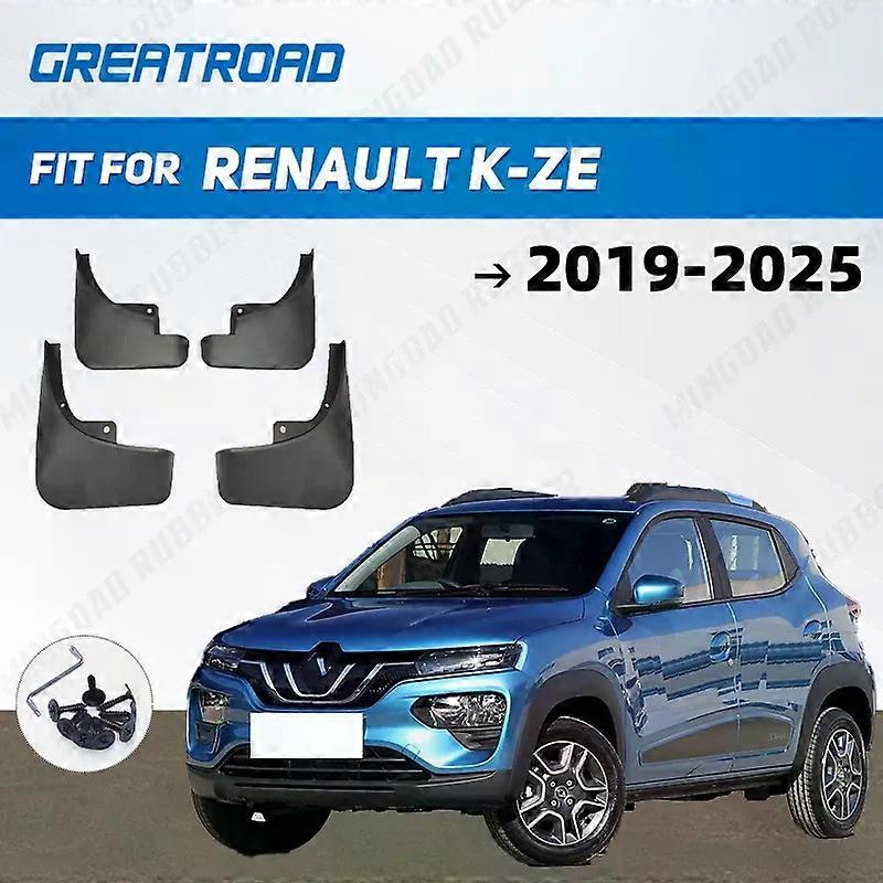 Til Renault K-ZE 2019-2025 2020 2021 2022 2023 2024 Skærme Stænklapper Stænkskærme Stænklapper Stænklapper bil tilbehør