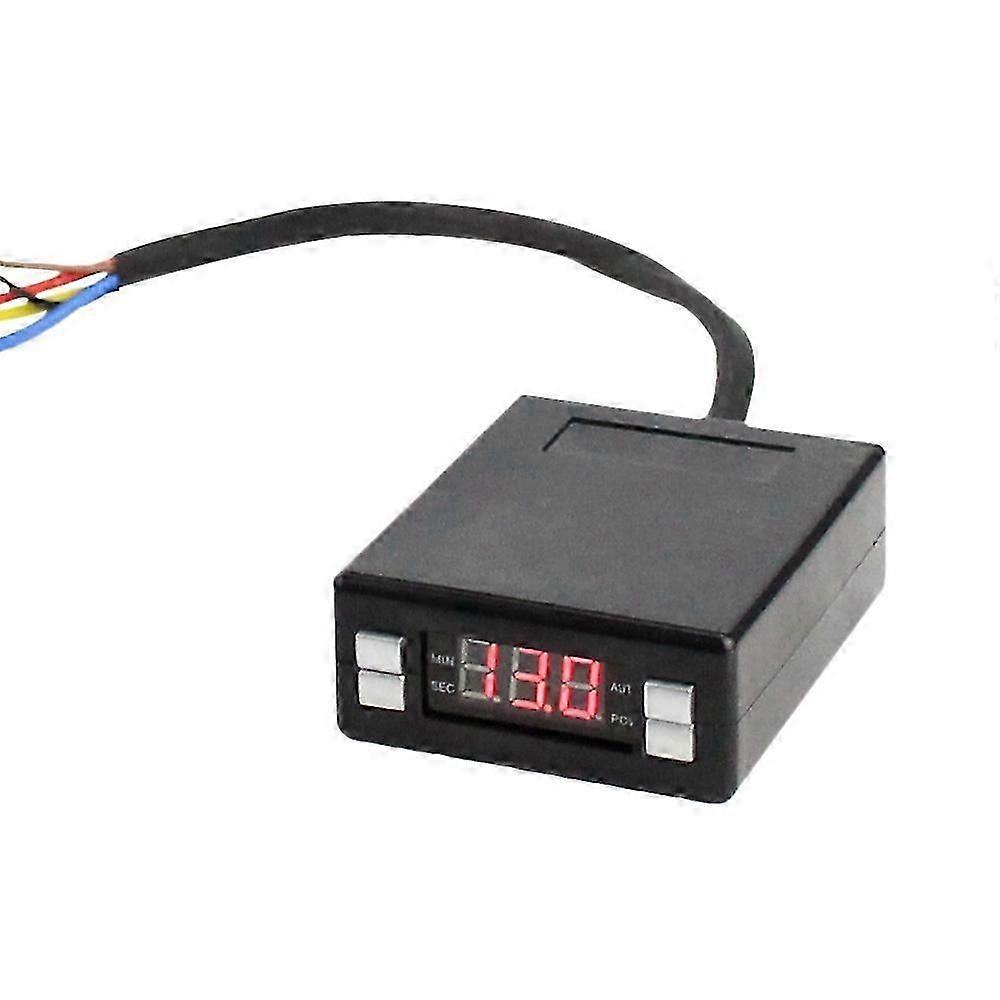 Automobile Turbo Timer Programmable Box Style Digital LED Display Time Delay Cooling Fan to Protect