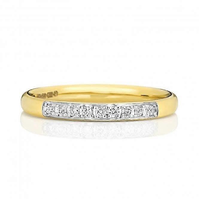 Wedding Band 9ct White Gold Diamond Eternity Ring W221/I