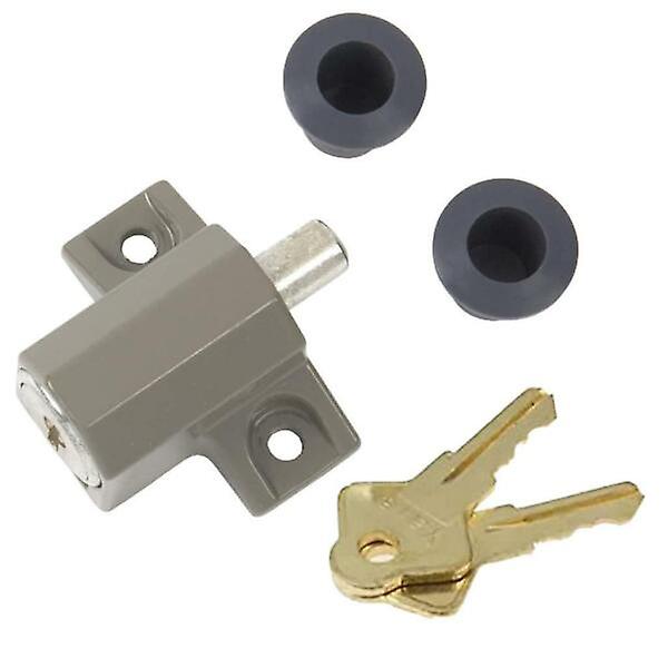 Yale Patio Door lock Dark Metallic Grey Standard Security P-114-DMG