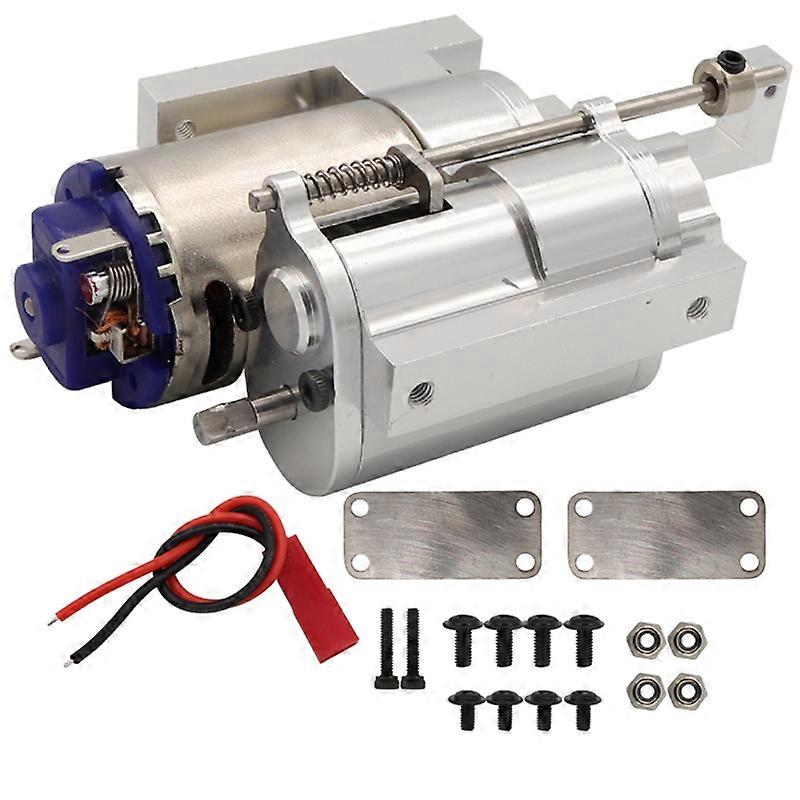 Metal 2 Speed Transmission Gearbox,Silver