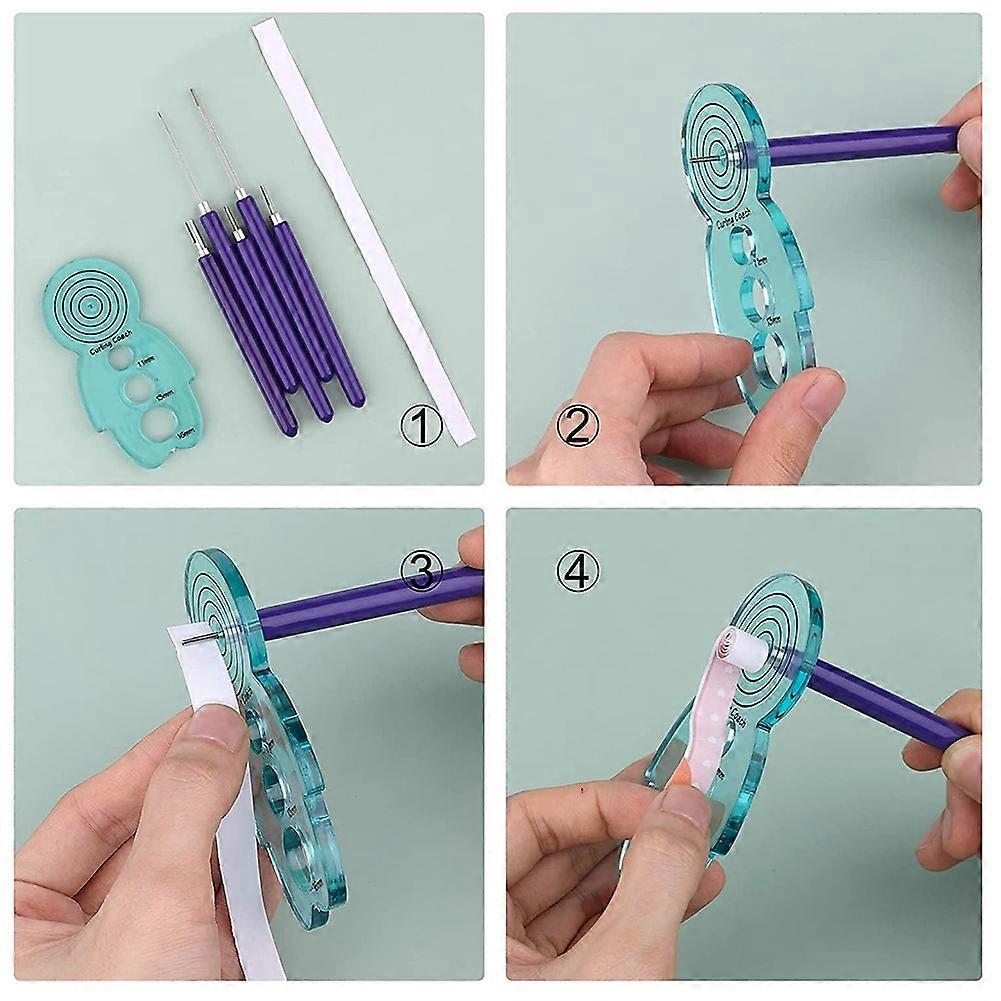 5Pcs Paper Flower Tools,for Rolling Paper Flowers Crafts DIY