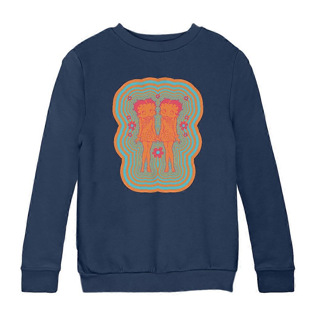 Betty Playlist Psychedelic 60s Kid's Sweatshirt
