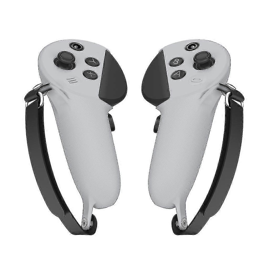 Für Quest Pro Silikon VR Headset Griff Griff Controller Fall mit Gurten