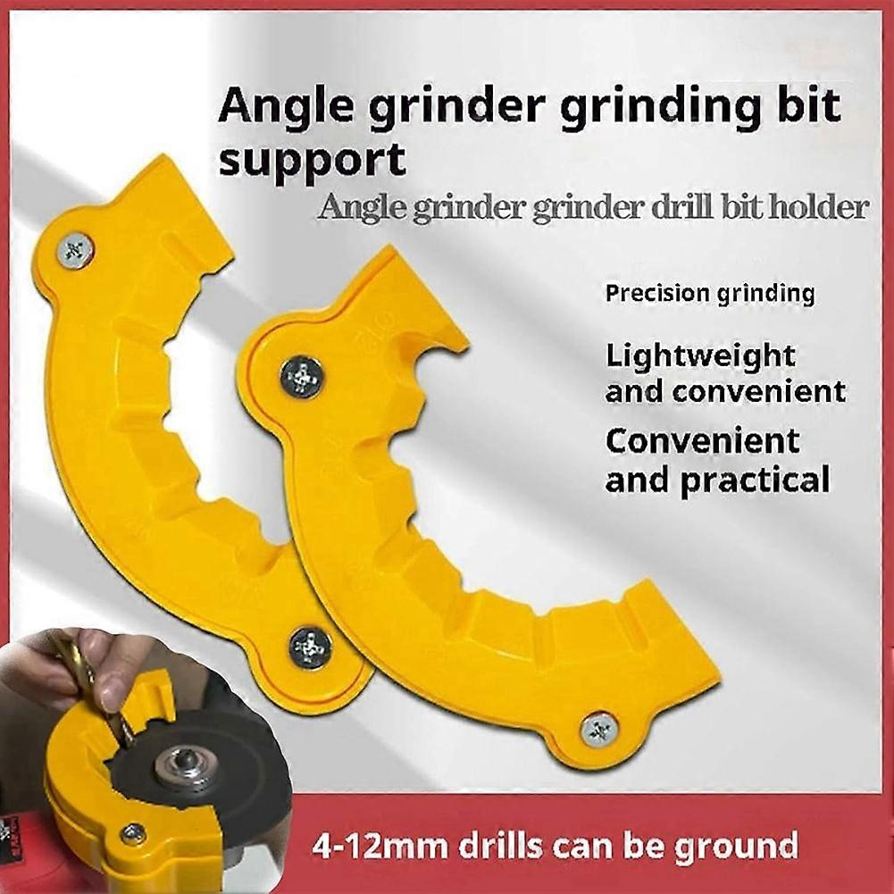 Drill Bit Sharpener for Angle Grinder, for Various Drill Types (4PCS)