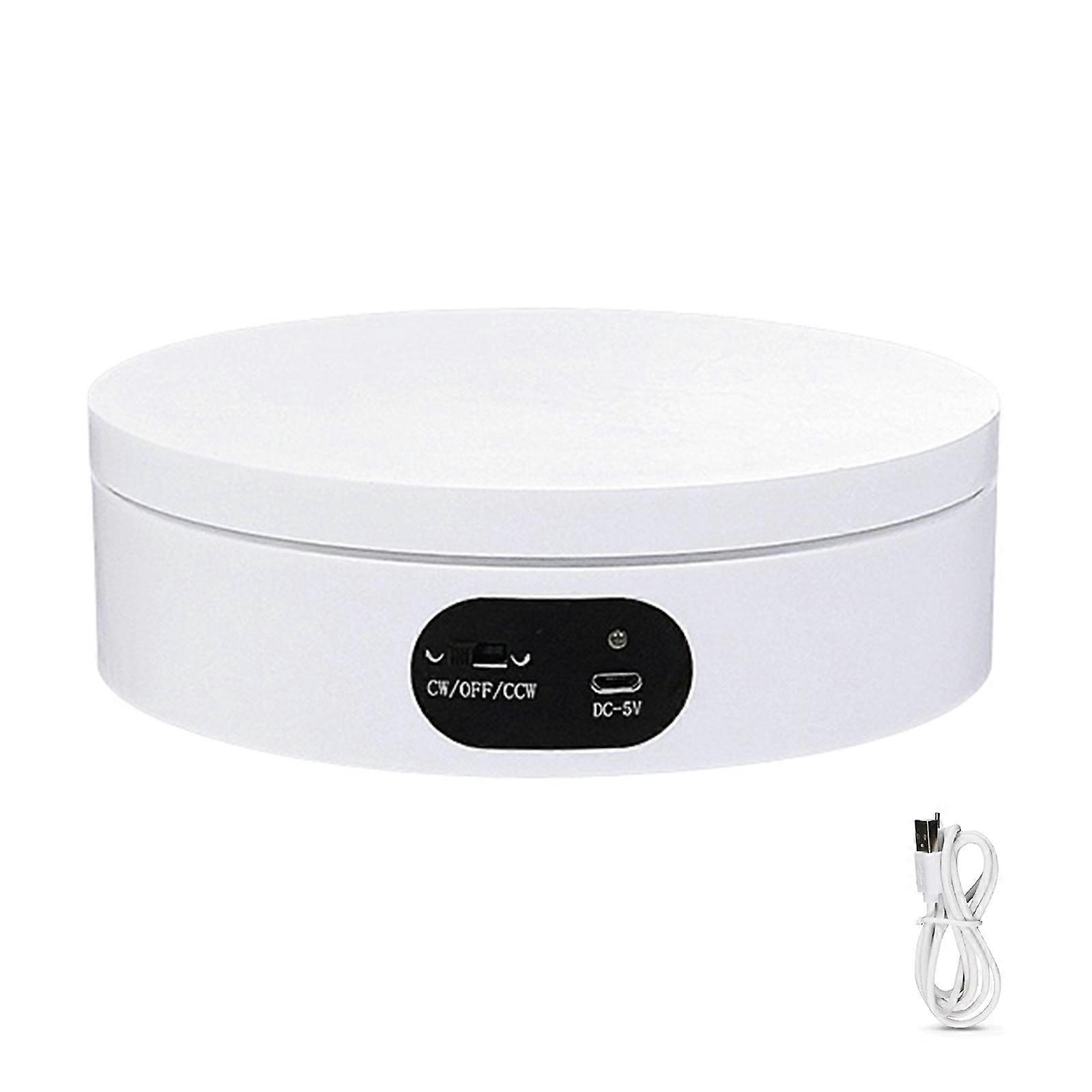 Intelligent Motorized Turntable Electric Turntable Display Stand Automatically Rotates for Live Show Window Product 12cm