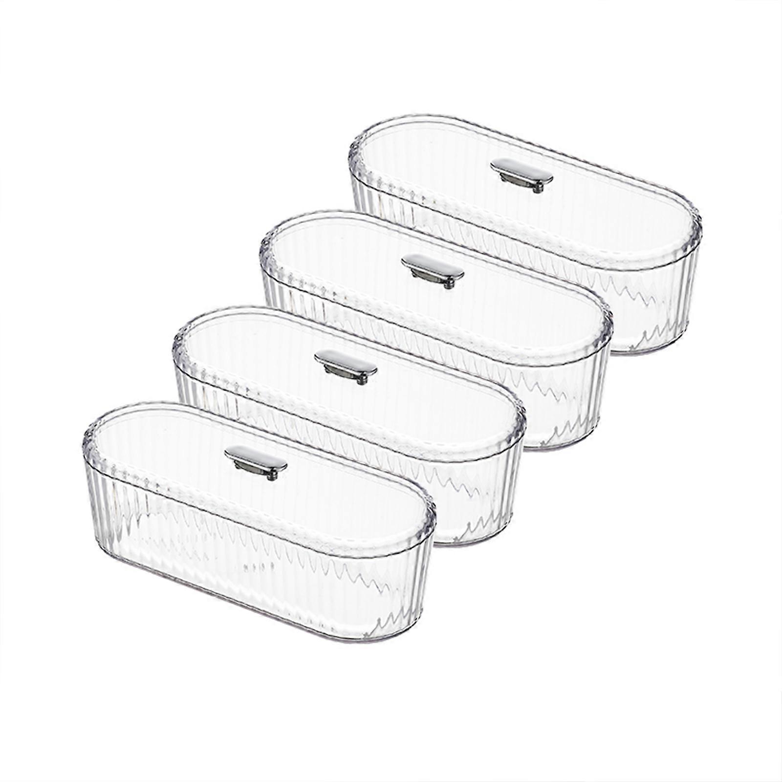 Multipurpose Nut and Dry Fruit Bowl for Household Use Easy to Use Sturdy Storage Case with Freshness Seal Lid Transparent color