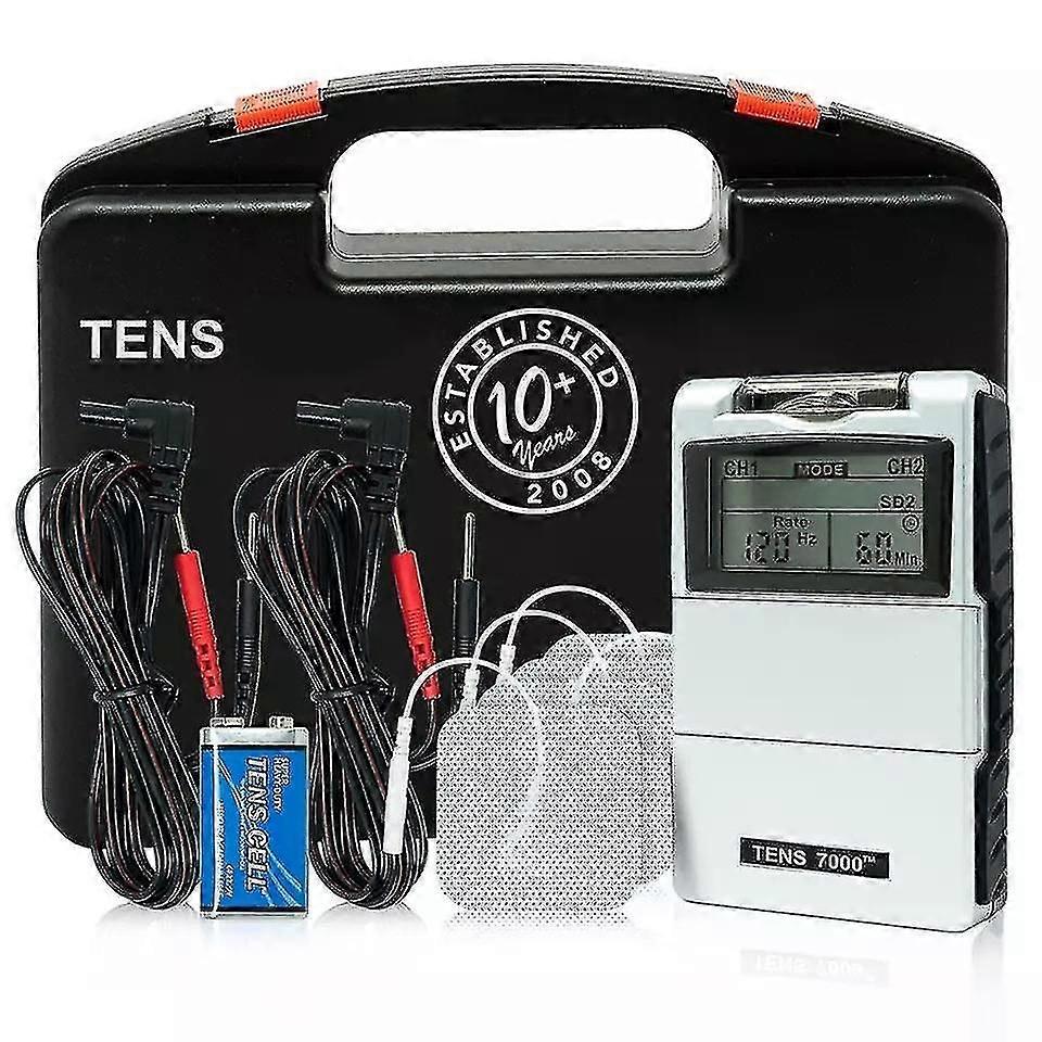 Tens 7000 Digital Tens Unit With Accessories - Tens Unit Muscle Stimulator