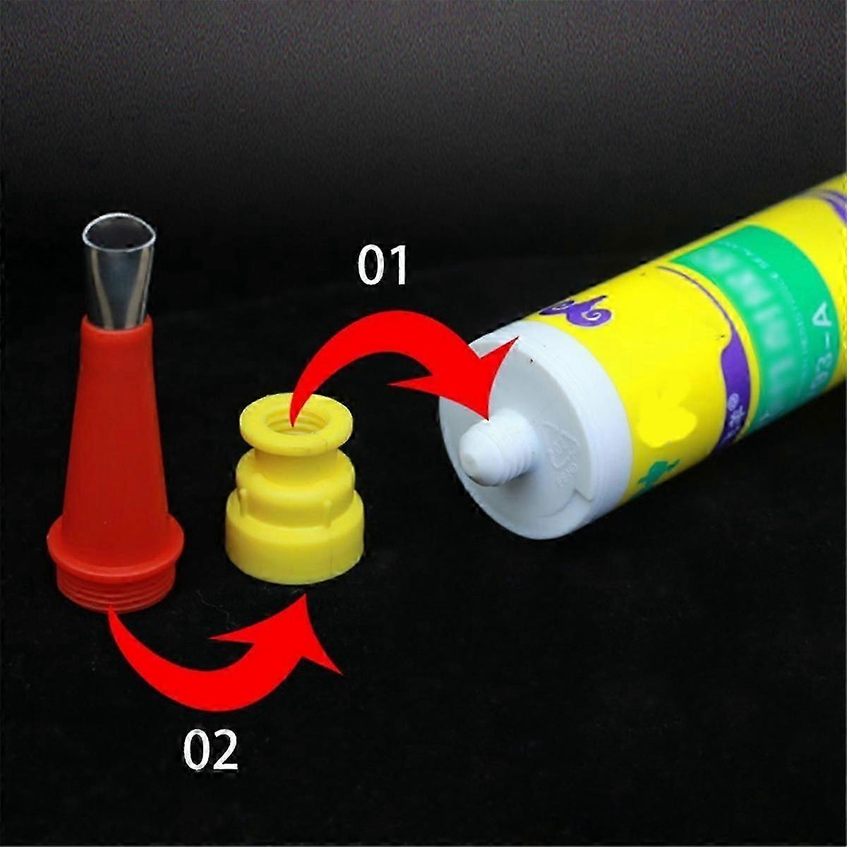 18Pcs Stainless Steel Caulk Nozzle Applicator Caulking Finisher Glue Silicone Sealant Finishing Too