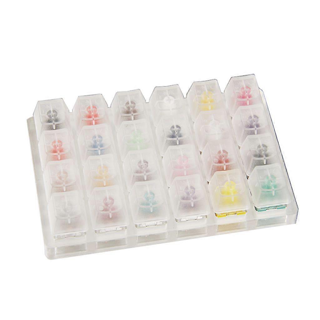 Kaihua Box 24-Key Cherry MX Switch Tester Kit with Acrylic Blank Base Keycaps