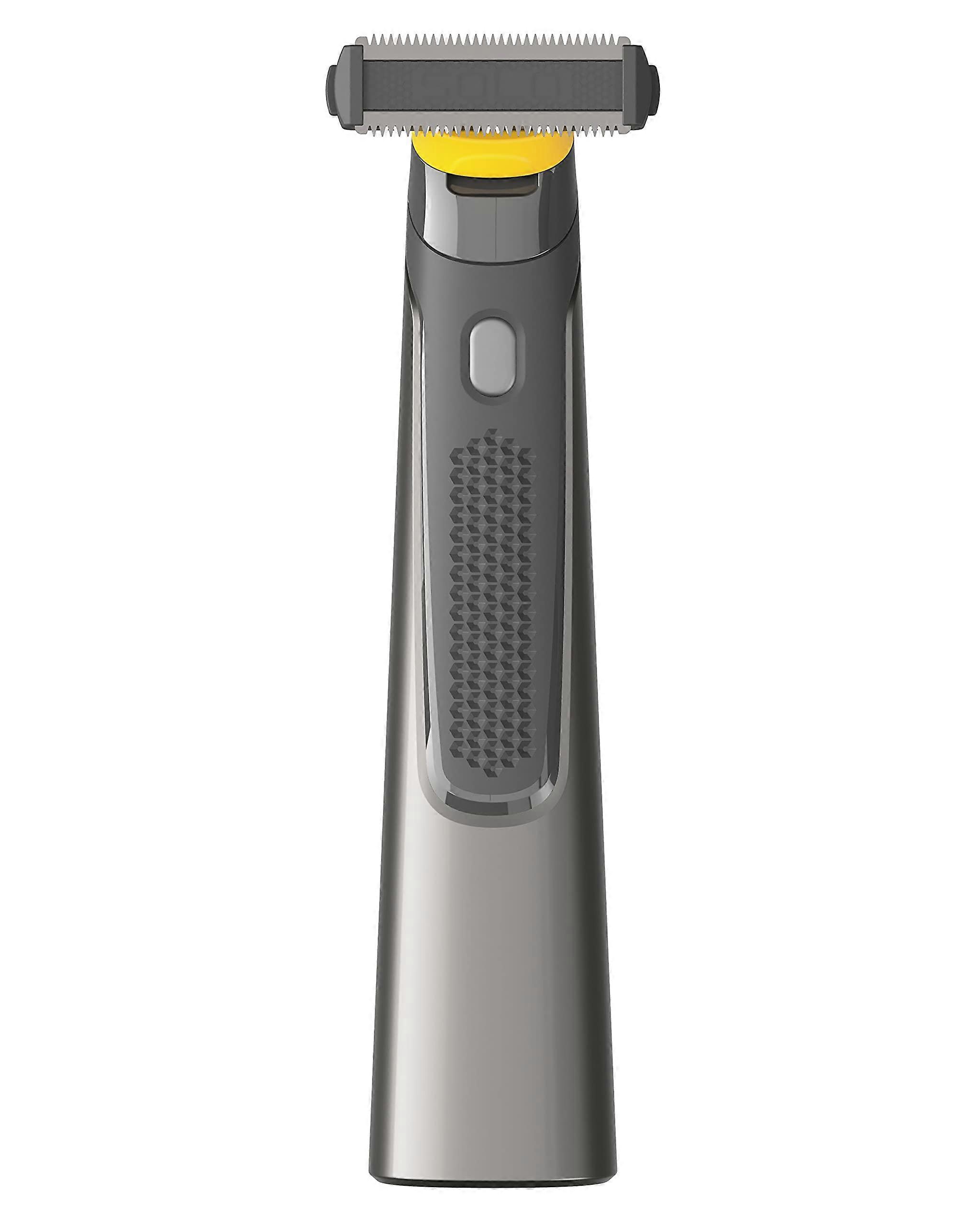 Rechargeable Razor for Shaves and Grooms with Trims and Edges Functionality