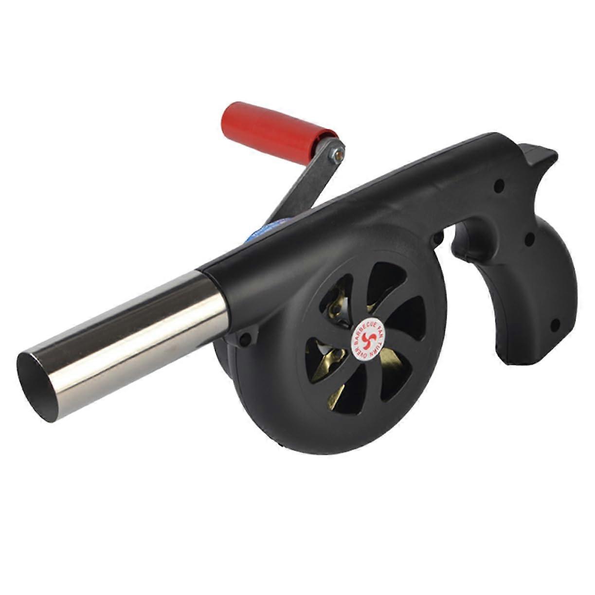 Manual Blower for Barbecue Camping - Lightweight Handheld Charcoal Starter Tool for Outdoor Grill and Fire Pit