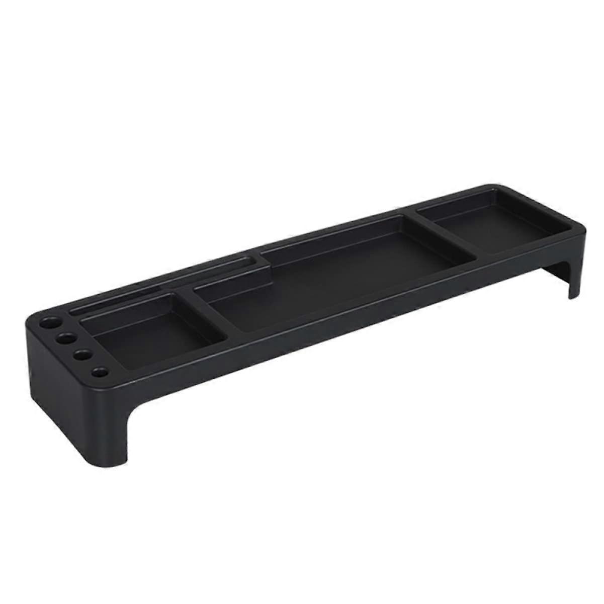 Functional Keyboard Compartments Stationery Riser Rack Raiser for Home Monitor Computer Screen Desk Stand Shelf Organizer