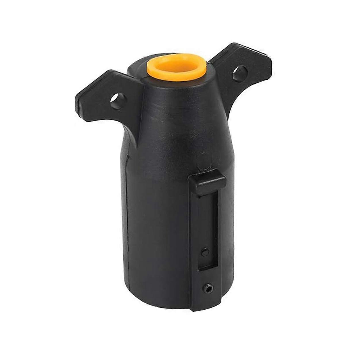 7 Pin Round RV Style Flat Blade Trailer Light Plug Male End Towbar