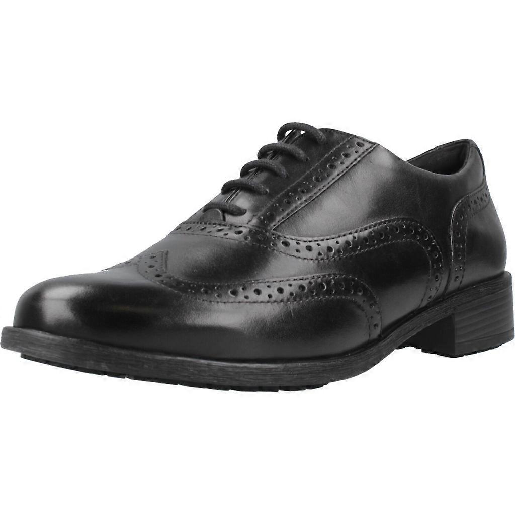Clarks Bluchers Havisham Couro de Carvalho