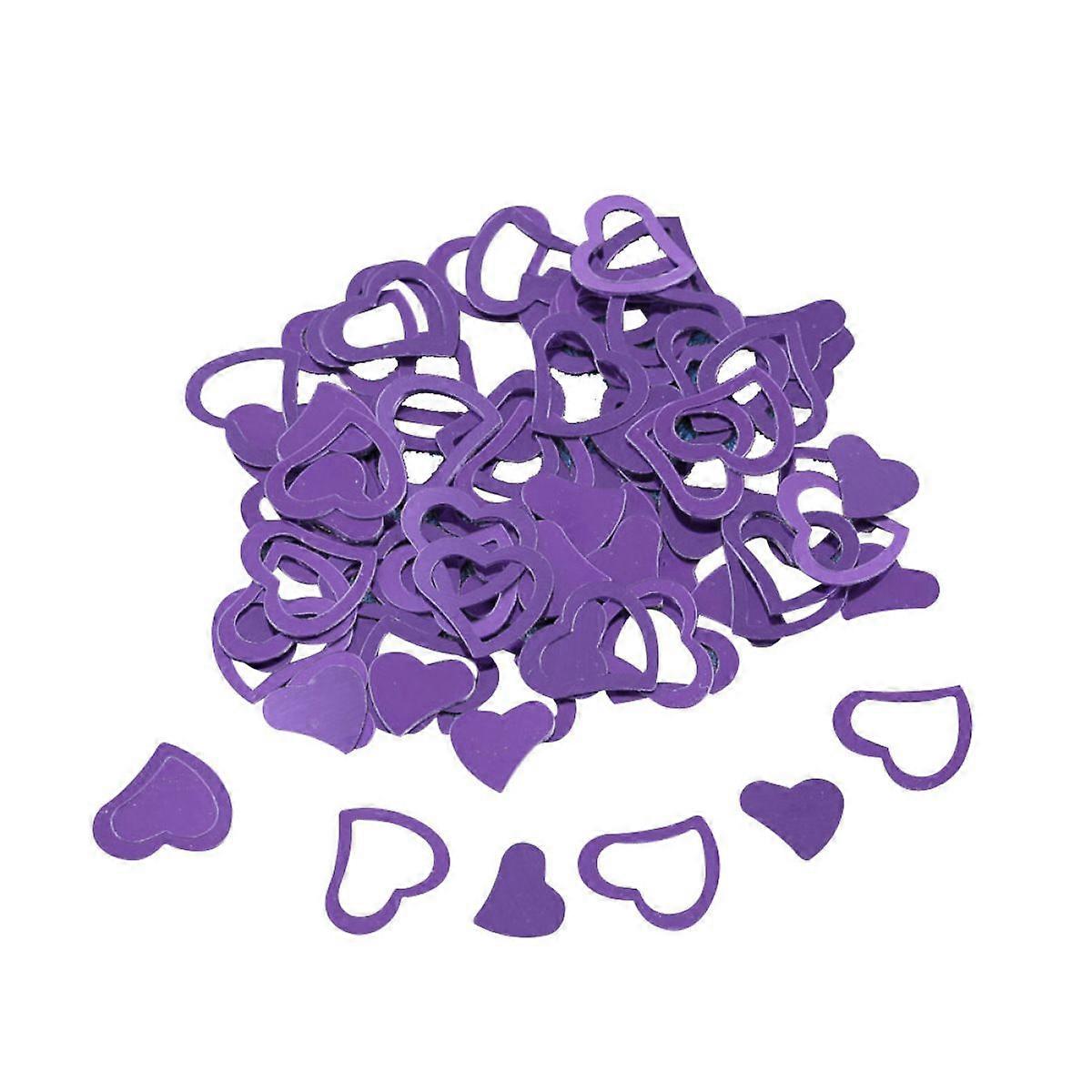 Multicolor Hearts Wedding Confetti, Sparkle Table Scatters for Party