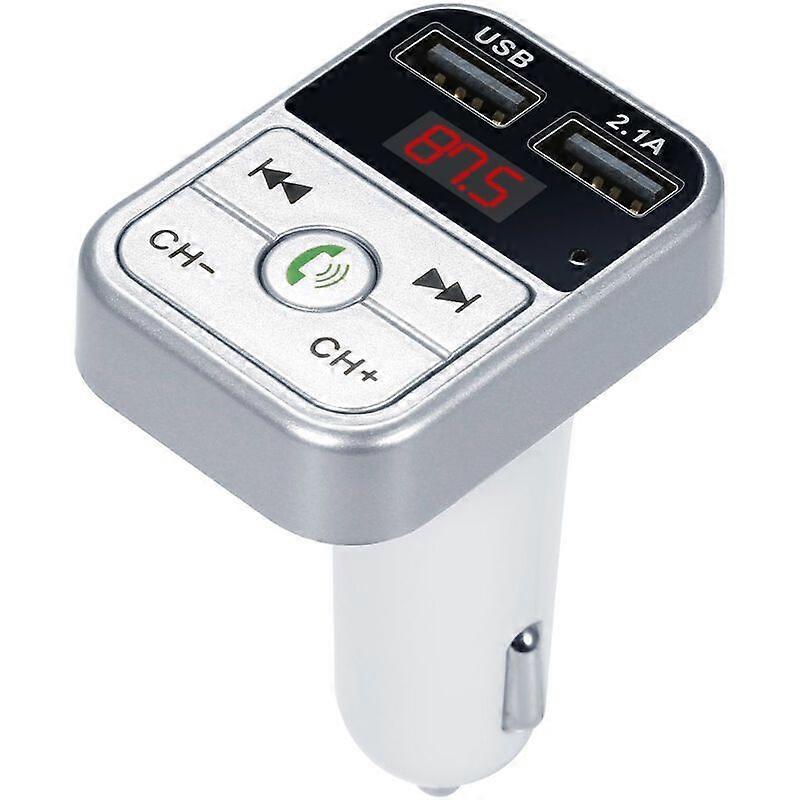 Car mp3 player, car bluetooth receiver (silver)