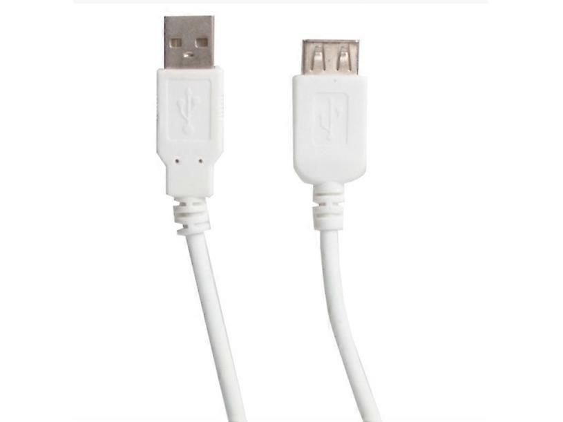 Connectech USB 2.0 Extension Cable. 1.8 m. white