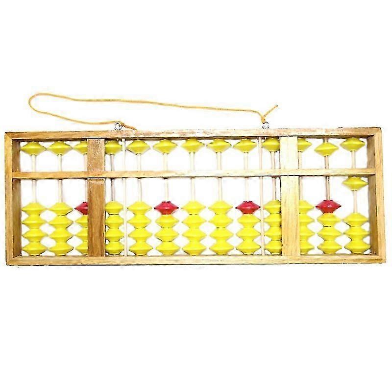 Chinese Abacus 13 Column Wood Hanger Big Size Non Abacus Chinese Soroban Tool In Mathematics Kids