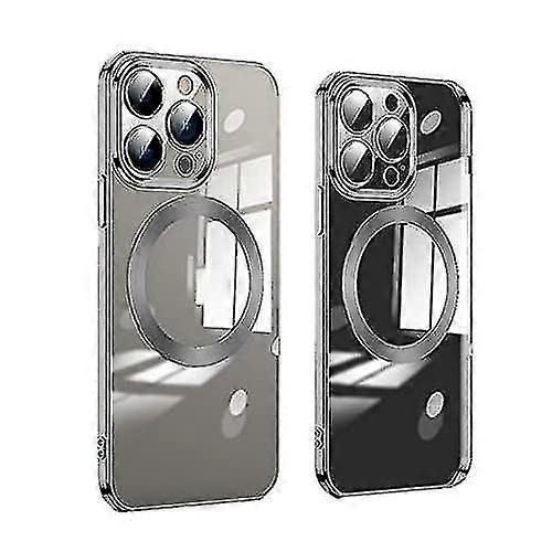 Magnetic Plating Phone Case Compatible Iphone 14 Pro Max/14 Pro/14 Plus/14 With Magsafe Charge Camera Protector