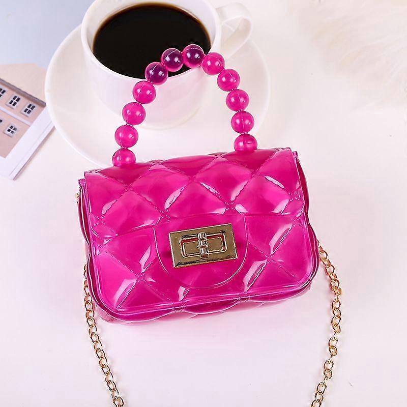 حقيبة يد جيلي للنساء ، حقيبة لؤلؤ قطرية محمولة ، حقيبة كتف سلسلة