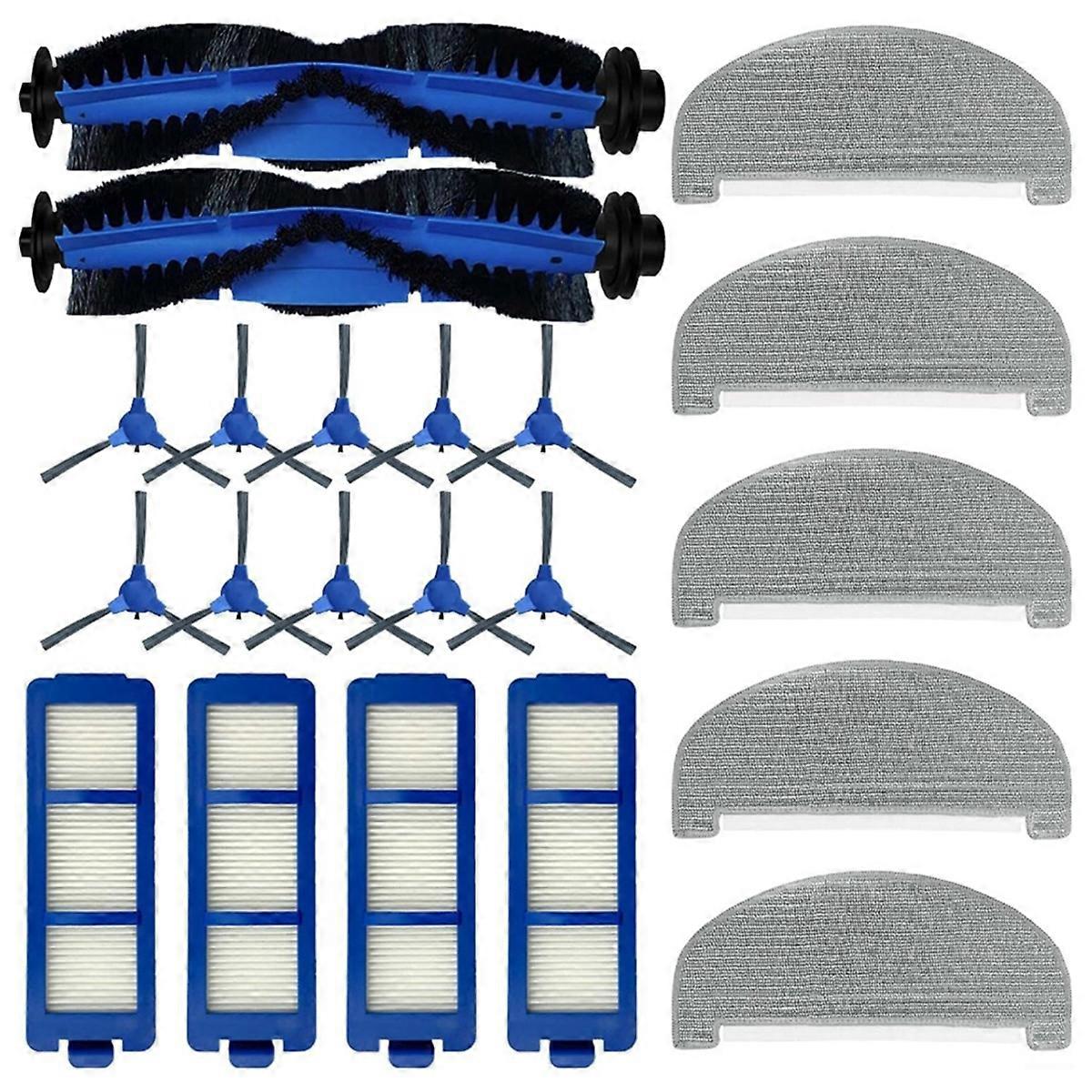 Robot Vacuum Accessories Main Side Brush Hepa Filter Mop Cloth