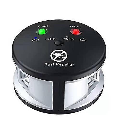 Ultrasonic Squirrel Repellent Device, 360° Indoor Mouse Deterrent for Mice, Rats, and Rodents, Safe and Effective