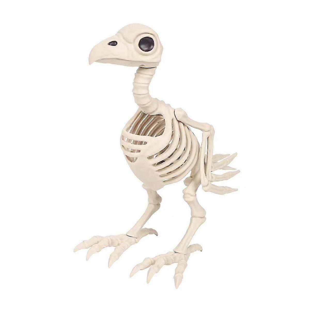 Skeleton Bird Halloween Decorations - Posable Skeleton Animals Skeletons with Posable Joints Hallow