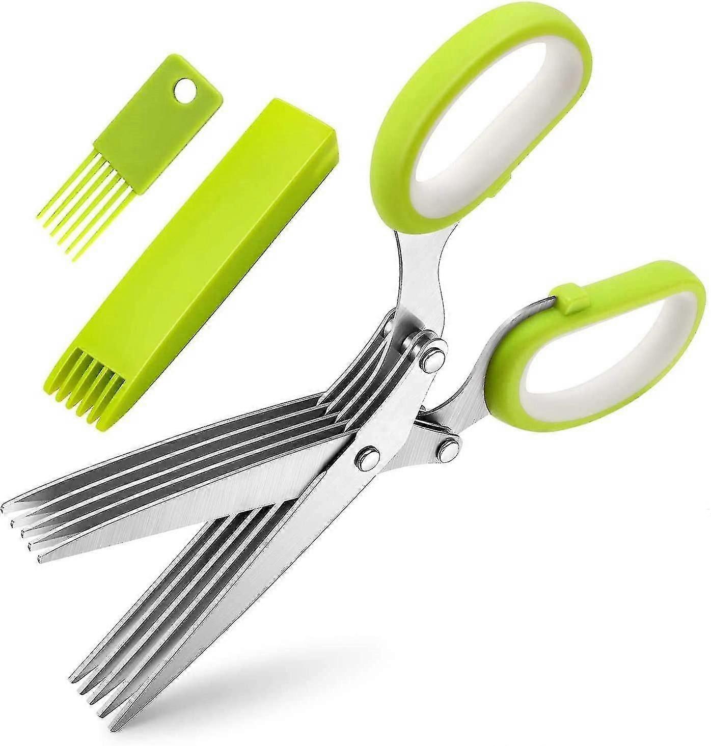 5 Blade Scissors Kitchen Multipurpose Cutting Shear Shredding Shears