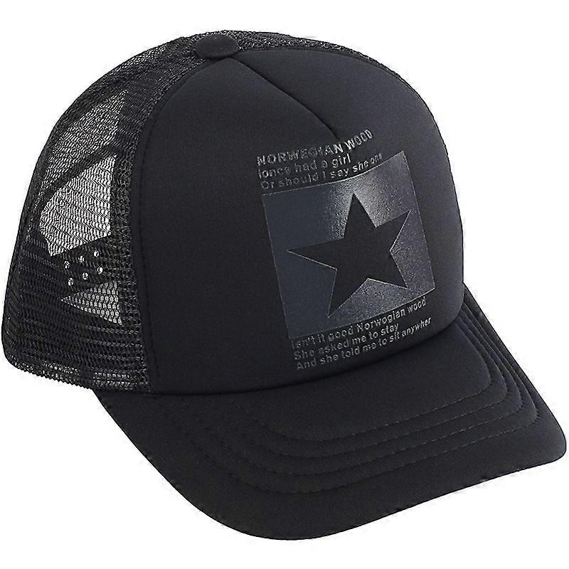 Pentagram baseball cap adulthip hop flat brim cap baseball cap