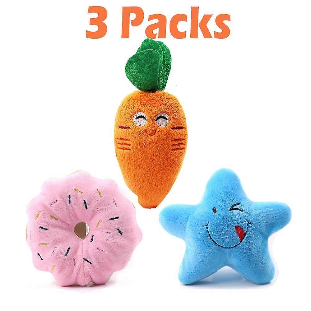12 Packs Pet Dog Squeaky Toys for Small Large Dogs Puppy Chew Toys Ball Soft Plush Squeaker Squeaky Toys for Dog Accessories