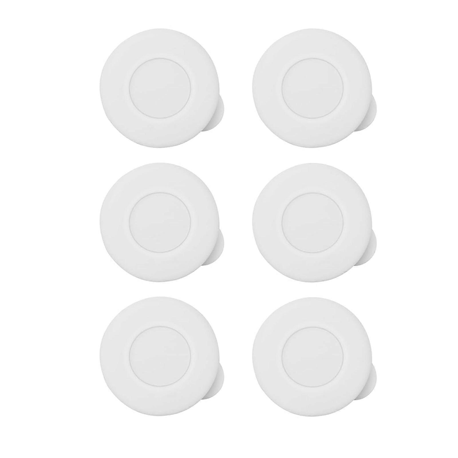 Set of 6 Silicone Stoppers Silicone Replacement Caps Silicone Texture for Milk Bottles Ensuring Leakproof and Freshness