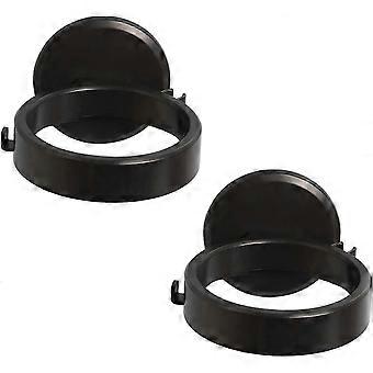 Support mural pour sèche-cheveux, lot de 2, noir