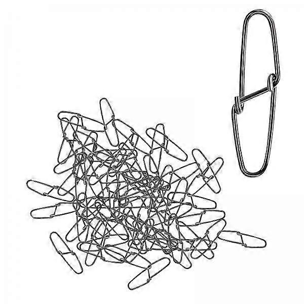 6x 100pcs Snaps ψαρέματος, γρήγορη αλλαγή κλιπ ψαρέματος, ισχυρό σύνηθες αλιείας